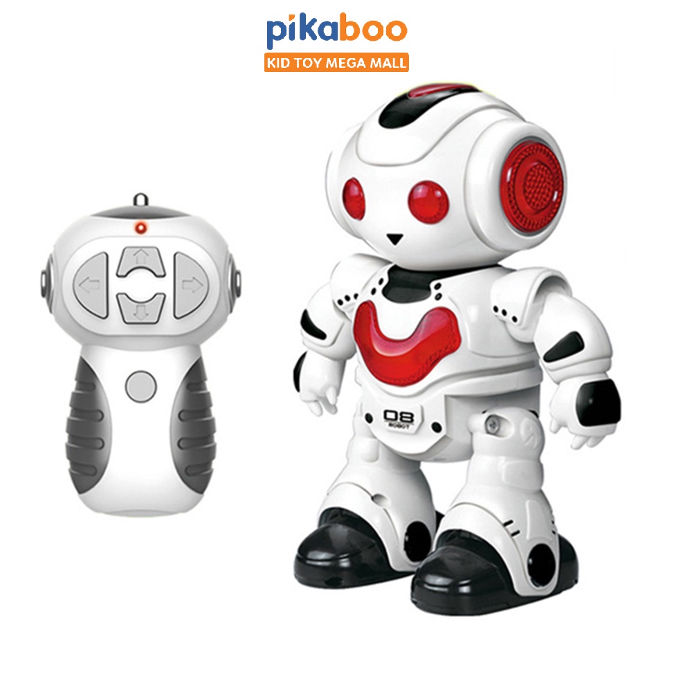 Robot vũ trụ điều khiển cao cấp Pikaboo có nhạc và đèn có lập trình chế độ tuỳ thích