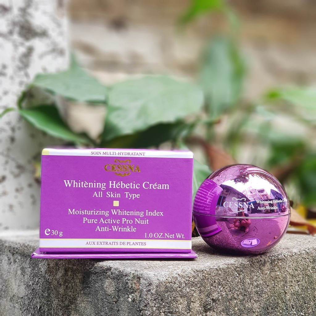 Kem dưỡng da hỗ trợ giảm nám tàn nhang Cessna Tím