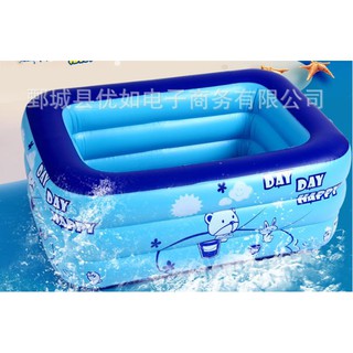 Bể phao trong nhà cho bé, Bể Phao bơi gia đình,Hồ bơi phao cho bé yêu,Bể bơi phao chữ nhật kích thước 150x100x53