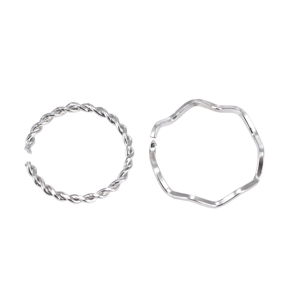 Set 2 Nhẫn Nữ Thời Trang Đơn Giản