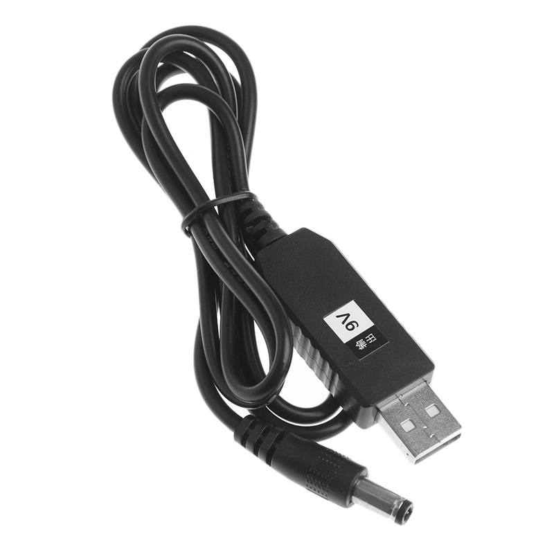 Cáp chuyển đổi USB DC 5V sang giắc cắm DC 9V 2.1 x 5.5mm tiện dụng