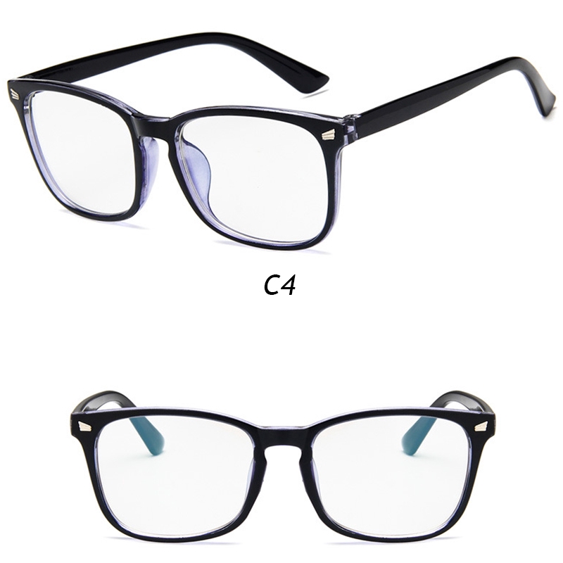 Kính Mát Gọng Mắt Mèo Chống Ánh Sáng Xanh Phong Cách Retro