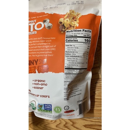 Bánh dừa phủ hạt hữu cơ COCONUT KETO CLUSTERS