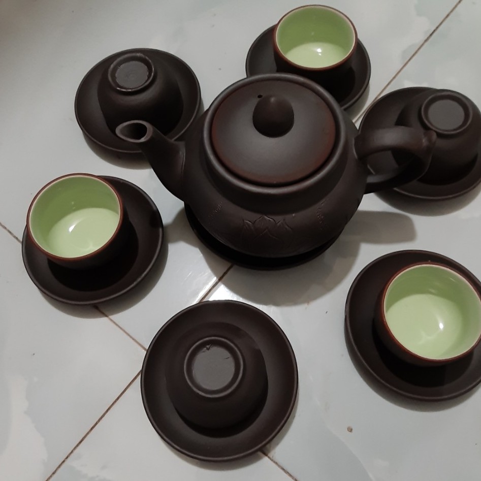 [LOẠI TỐT] Bộ ấm chén pha trà gốm sứ Bát Tràng đất nung - 5 mẫu ấm tách chọn - giữ hương vị trà bắc thơm ngon