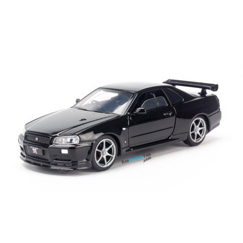 Mô hình xe Nissan Skyline GTR34 1:32 Jackiekim