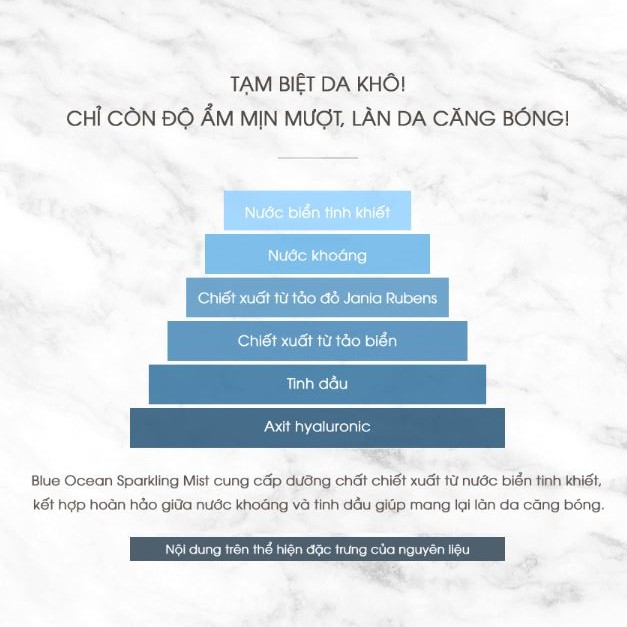 Xịt Khoáng Cấp Ẩm Tức Thì Chiết Xuất Nước Biển Xanh DMCK Blue Ocean Sparkling Mist 80ml | BigBuy360 - bigbuy360.vn