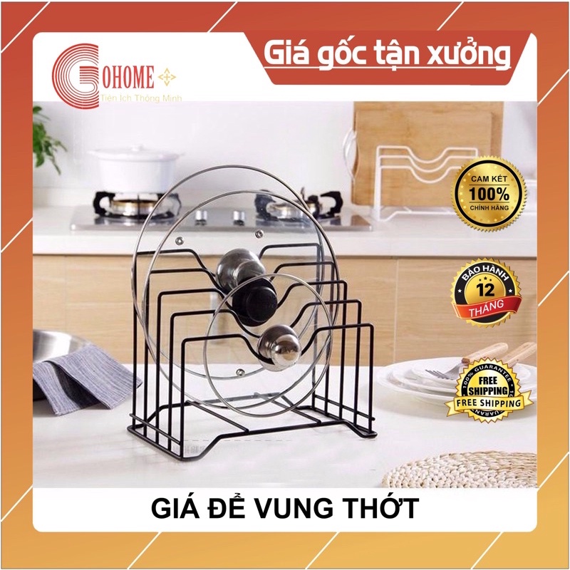 Giá cài vung nồi ,để dao thớt tiện dụng kệ để đồ Nhà Bếp , kệ để vung dạng đứng