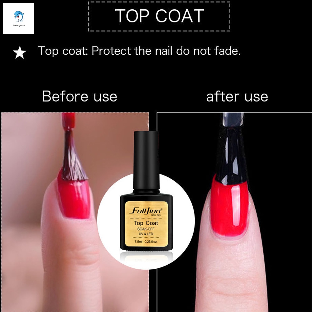 Sơn Móng Tay Uv Led Trong Suốt Bền Màu<br>