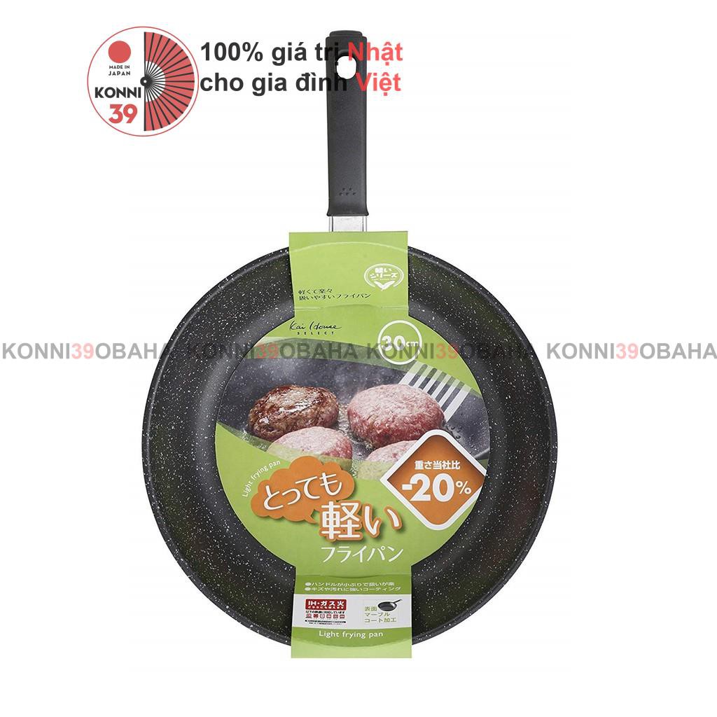 CHẢO VÂN ĐÁ DÙNG ĐƯỢC BẾP TỪ 30CM KAI