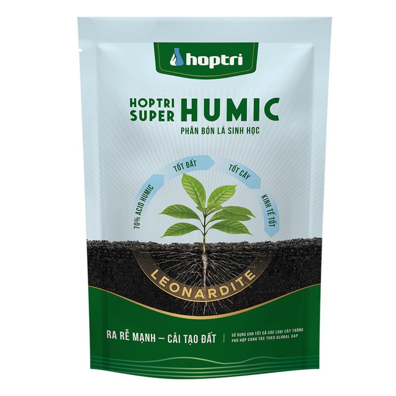 Phân bón lá sinh học Hợp Trí Super Humic 1kg Bột