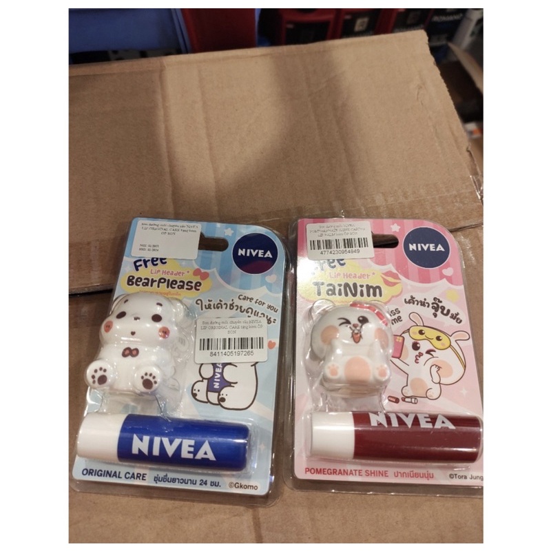 Son dưỡng ẩm Nivea tặng kèm ốp