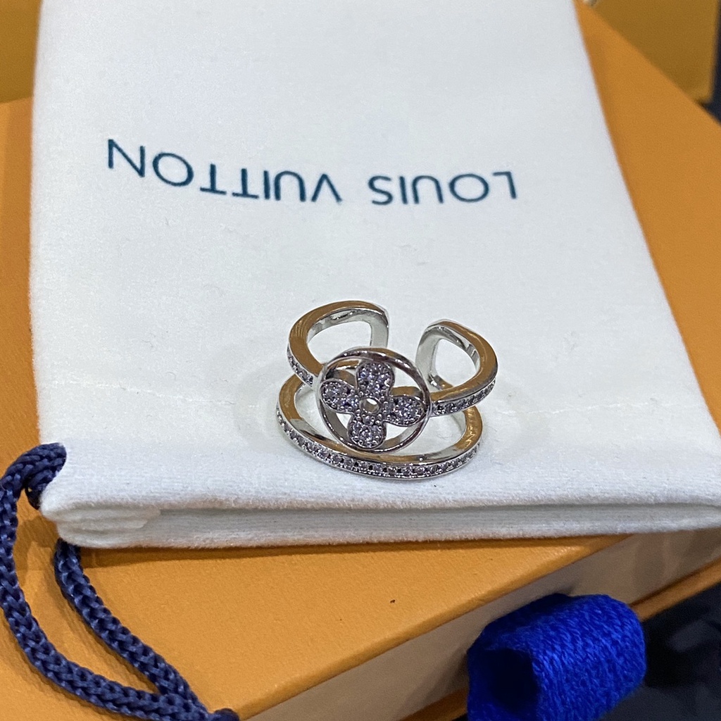 LOUIS VUITTON Bông Tai LV Bằng Thép Titan Thời Trang Cho Nữ