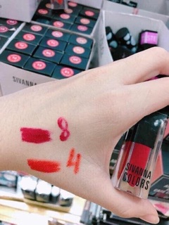 Son 2 đầu sivanna lipstick lip gloss