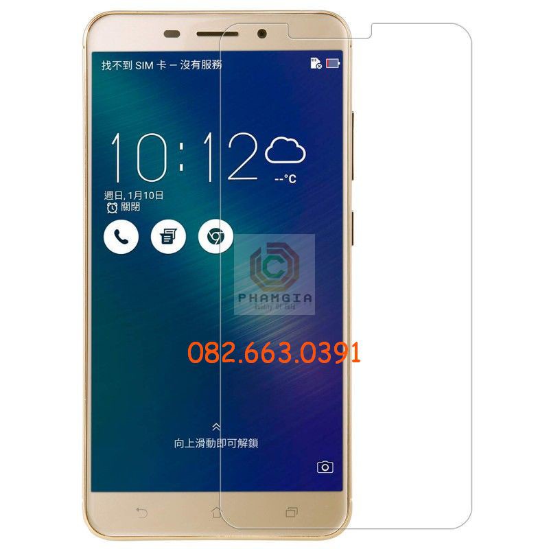 Dán cường lực Asus Zenphone 3 laser 5.5 ZC551KL trong suốt nano dẻo siêu bền