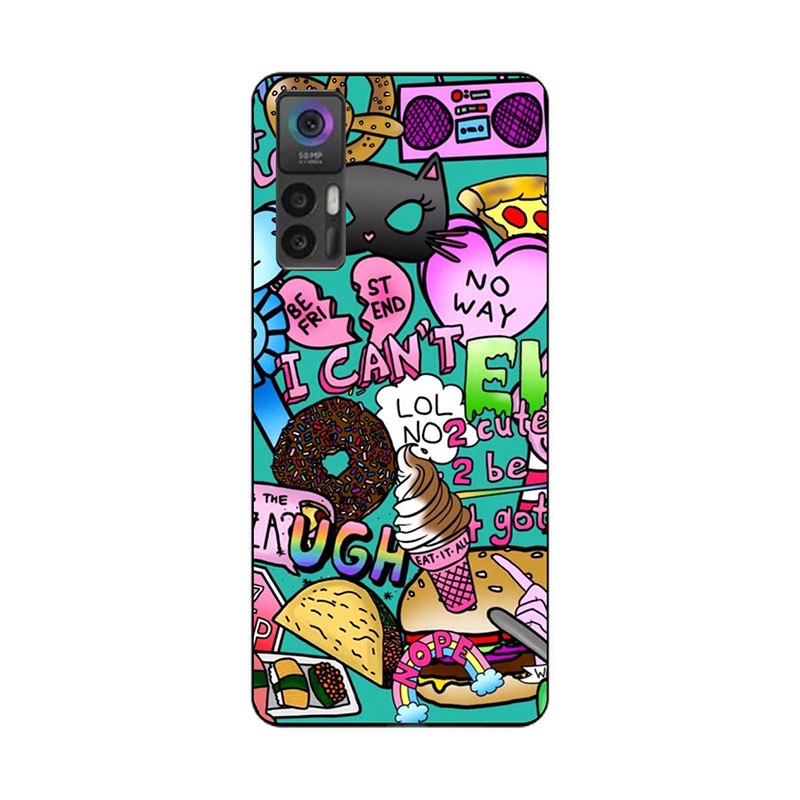 Ốp Điện Thoại Silicon Mềm Họa Tiết Hoạt Hình Thời Trang Cho TCL 30 Plus 30+ TCL 30 5G T776H 4G T676H