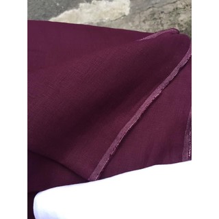 Vải linen tưng premium màu tím dền, đẹp tôn da!