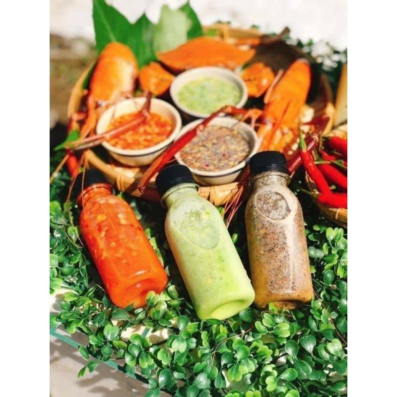 SÉT NƯỚC CHẤM HẢI SẢN 3 chai mini 50k