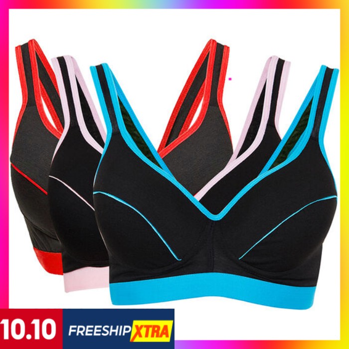 Viviane - Combo 2 áo ngực thể thao ôm trọn, định hình và nâng đỡ ngực - High Impact Strappy Back Sports Bra