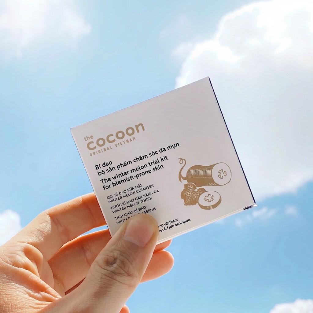 Bộ Chăm Sóc Da Mụn Cocoon Bí Đao The Winter Melon Trail Kit For Biemish - Prone Skin