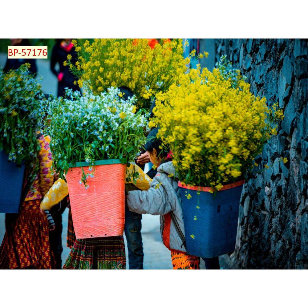 Tranh dán tường tổng hợp địa danh Việt Nam 3D in theo kích thước yêu cầu – Không giới hạn kích thước.