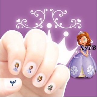Sticker Dán Móng Tay Họa Tiết Hoạt Hình Xinh Xắn Dành Cho Bé