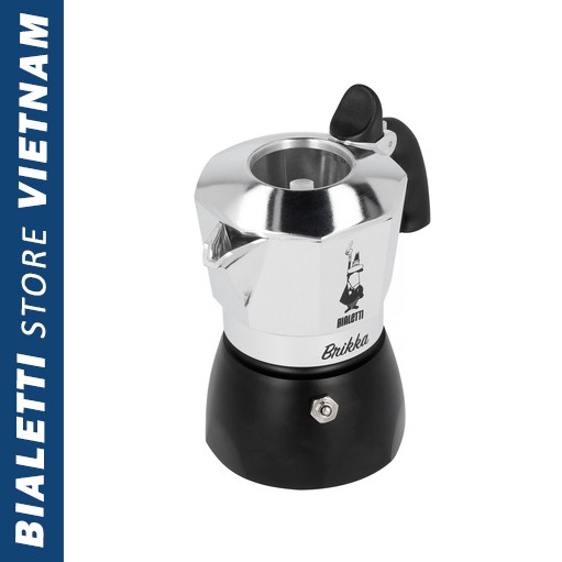 [Chính hãng] Ấm pha cà phê kiểu ý Bialetti Brikka cao cấp - có van áp suất