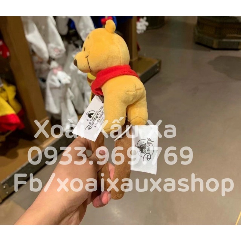 Cài tóc disney resort Shanghai gấu bông Stitch-pooh
