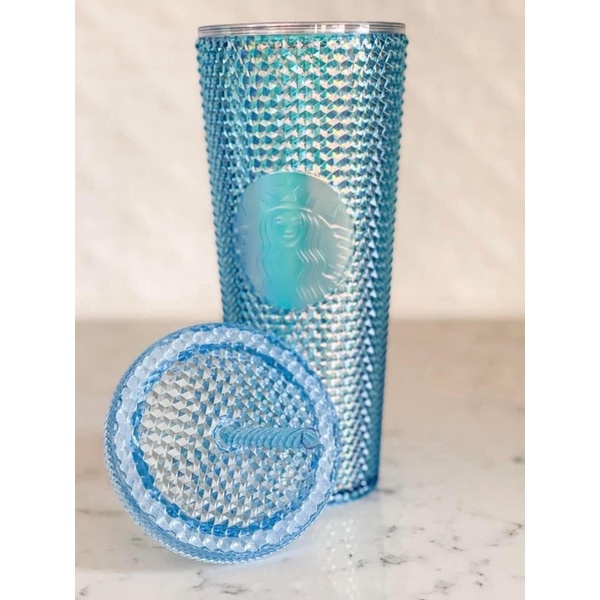 Ly studded Baby Blue phiên bản starbucks Thailan
