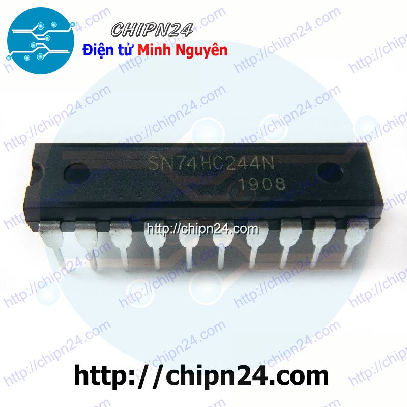 [2 CON] (DIP) IC 74HC244 DIP-20 (74HC244N SN74HC244N 74244)