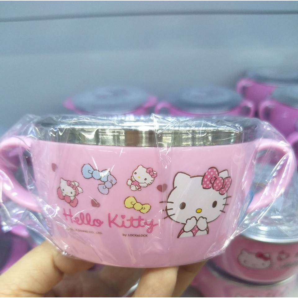 Bát ăn cơm Hello Kitty Lock&Lock LKT473