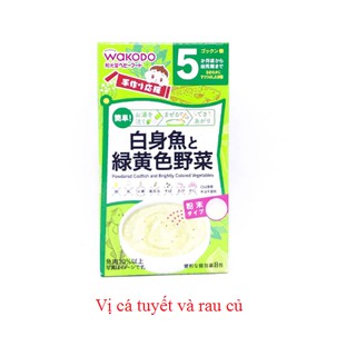 Bột ăn dặm Wakodo cho bé từ 5 tháng tuổi ( nhiều vị )