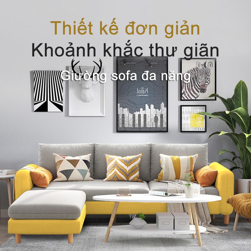 FU439 - Sofa Bắc Âu giường sofa công nghệ hiện đại căn hộ nhỏ nội thất chung cư phòng khách