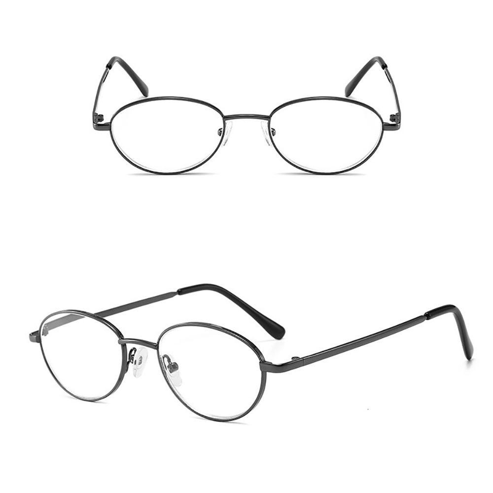 Kính Đọc Sách Gọng Kim Loại Tròn Chống Bức Xạ Chống Bức Xạ Thời Trang Cho Nam Và Nữ