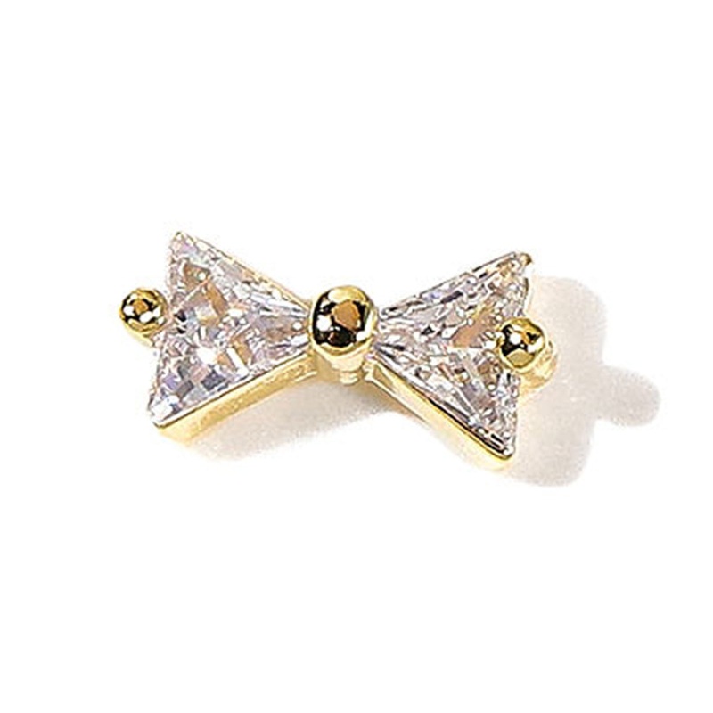 Hạt Charm Hình Nơ 3D Đính Trang Trí Móng Tay Nghệ Thuật Thời Trang