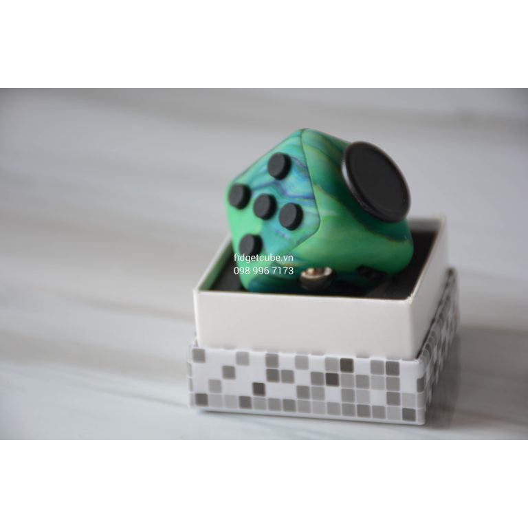 Magix™ Fidget Cube – Hoa Văn Lá Xanh