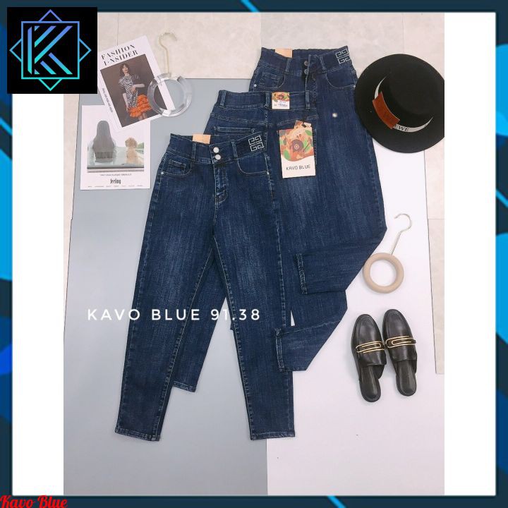 [Mã AFF11MALL30K giảm 30K đơn 100K] Quần Bò Nữ Dáng Boy KAVO BLUE Co Giãn 4 Chiều BY93-52 | BigBuy360 - bigbuy360.vn