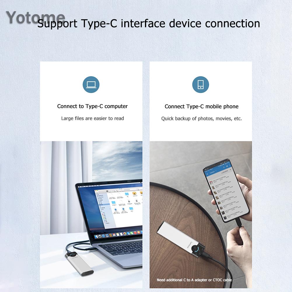 Ổ Cứng Ssd Yotome Lenovo M-02 M.2 Nvme B Key To Usb 3.1 Gen 2 Type C | BigBuy360 - bigbuy360.vn