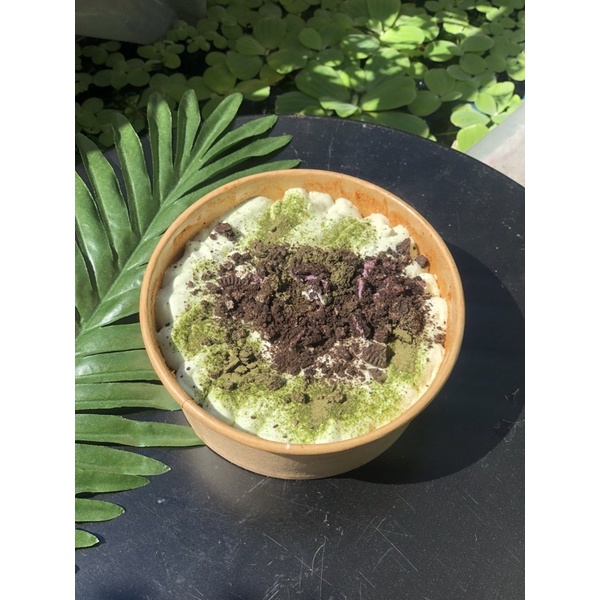 BÁNH KEM MATCHA  TOPPING OREO