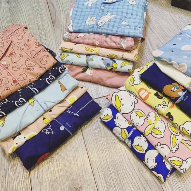 Bộ pizama dài tay - Bộ đồ mặc nhà