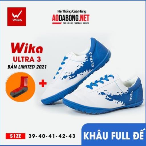 Giầy thể thao, Giày đá bóng, đá banh, thể thao  Siêu Phủi Bata Wika Ultra 2/3 BỀN ĐẸP - chính hãng Wika. Tặng tất