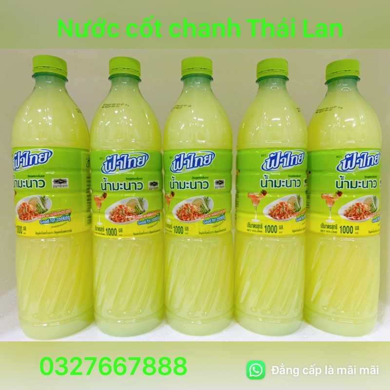 Nước cốt chanh Thái lan chai 1lít