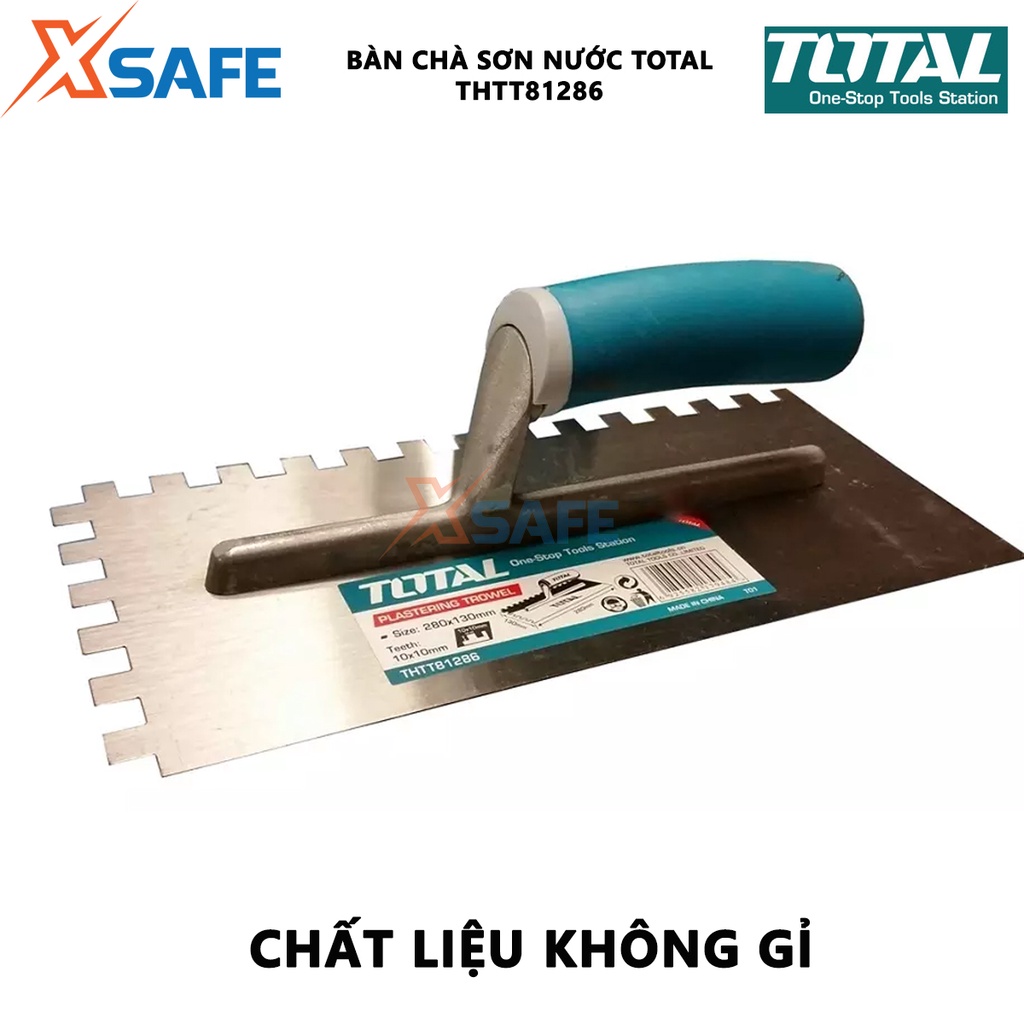 Bàn chà sơn nước TOTAL THTT81286 | bay hồ có răng cưa quy cách 280 x 130mm dùng để làm phẳng những bề mặt
