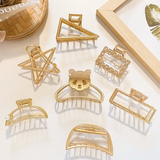 Kẹp Tóc Kim Loại Phong Cách Hàn Quốc Xinh Xắn Cho Nữ