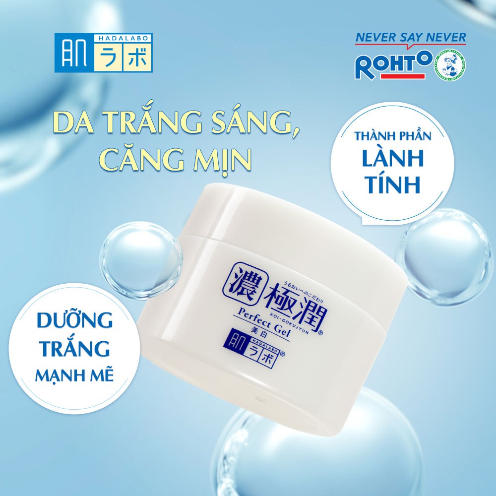 Kem Dưỡng Ẩm Da Ban Ngày Hada Labo SPF50+ PA++++ Koi-Gokujyun UV White Gel 90g