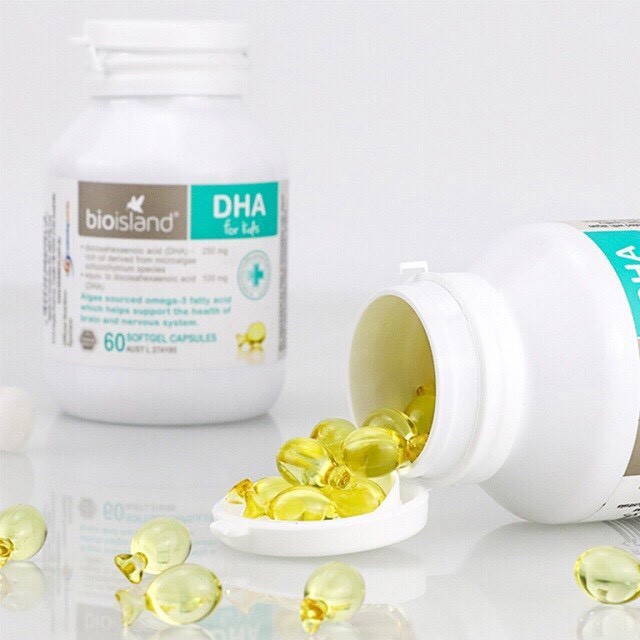 Dha Bioisland cho Bé từ 6 tháng trở lên 60 viên - Xuất xứ Úc
