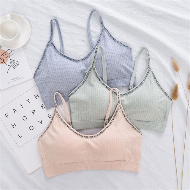 Áo Bra Tập gym Cotton Tăm Viền Chữ Đệm Bàn Tay Cao Cấp 7003 | BigBuy360 - bigbuy360.vn