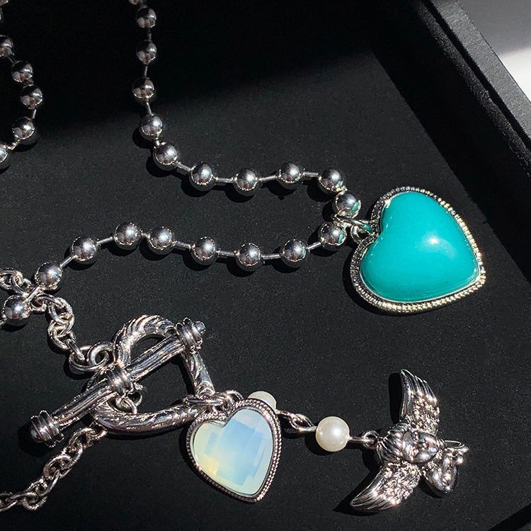 Ocean Love God Heart Necklace Necklace 202