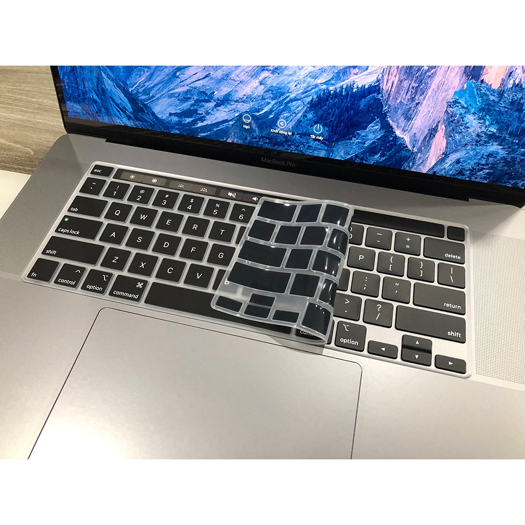 Phủ phím macbook pro m1 2020, Macbook Pro 16inch màu đen