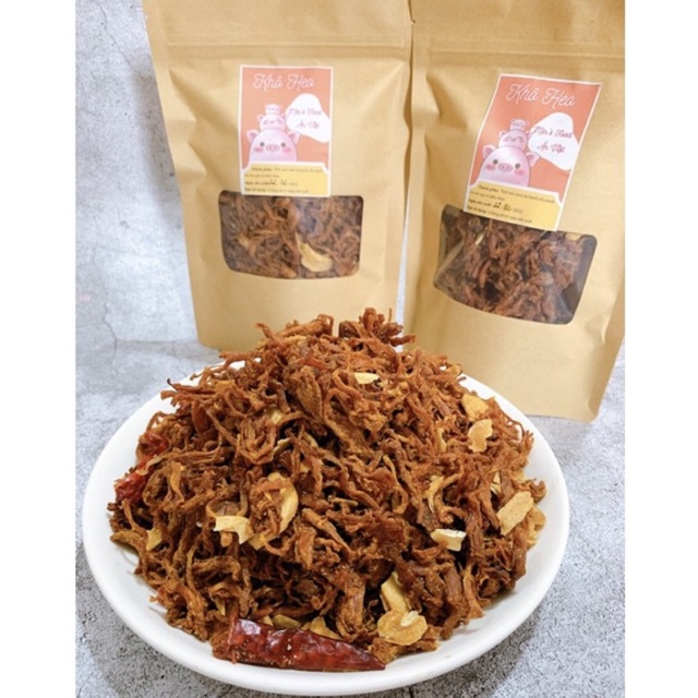 Khô heo cháy tỏi 100g siu ngon min's food đảm bảo chất lượng