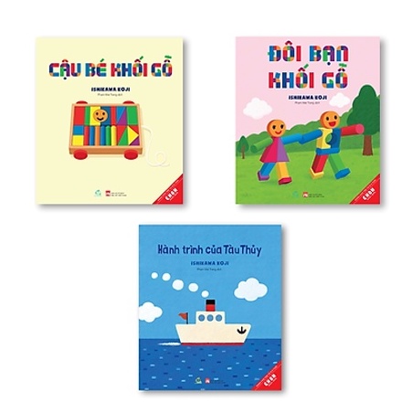 Sách Combo Ehon Nhật Bản Những người bạn khối gỗ (3 cuốn) qv